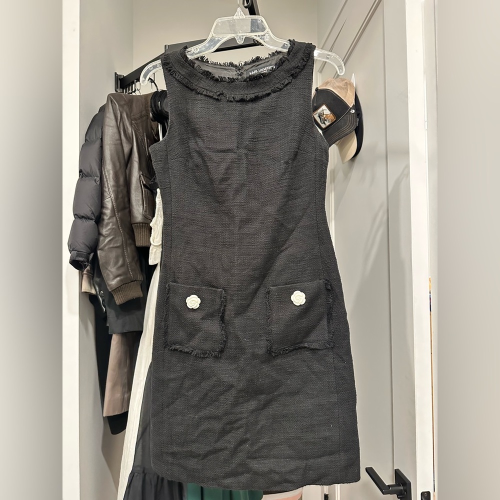 Vintage Preppy Designer Karl Lagerfeld Dress